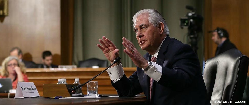 Tillerson Courts Confrontation with China