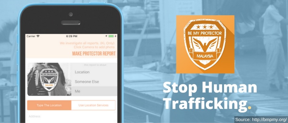 An App to Report Human Trafficking