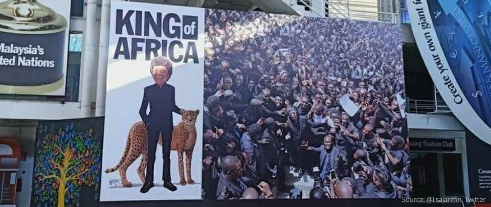 "King Of Africa" Billboard Receives Backlash 