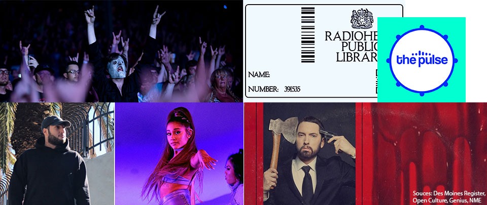 By The Way: Radiohead Public Library, #EminemIsOverParty, Banned Clothing at Slipknot Concert, Ariana Grande 7 Rings Lawsuit 